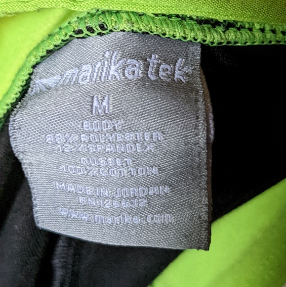 Marikatek Activeware Neon Green Black Medium Pants - Picture 2 of 2